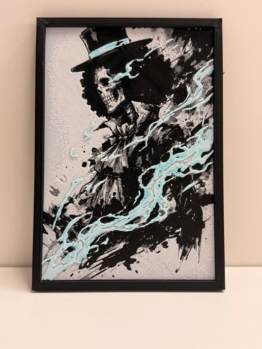 Quadro Anime 3D in Rilievo con Cornice – Collezione One Piece