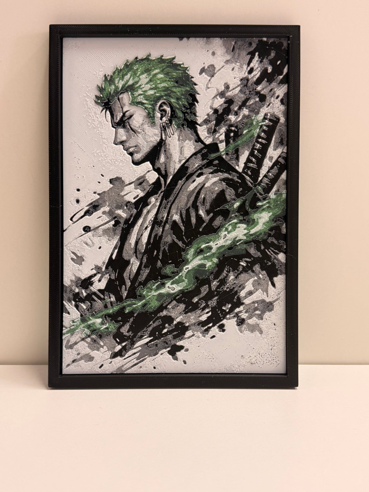 Quadro Anime 3D in Rilievo con Cornice – Collezione One Piece